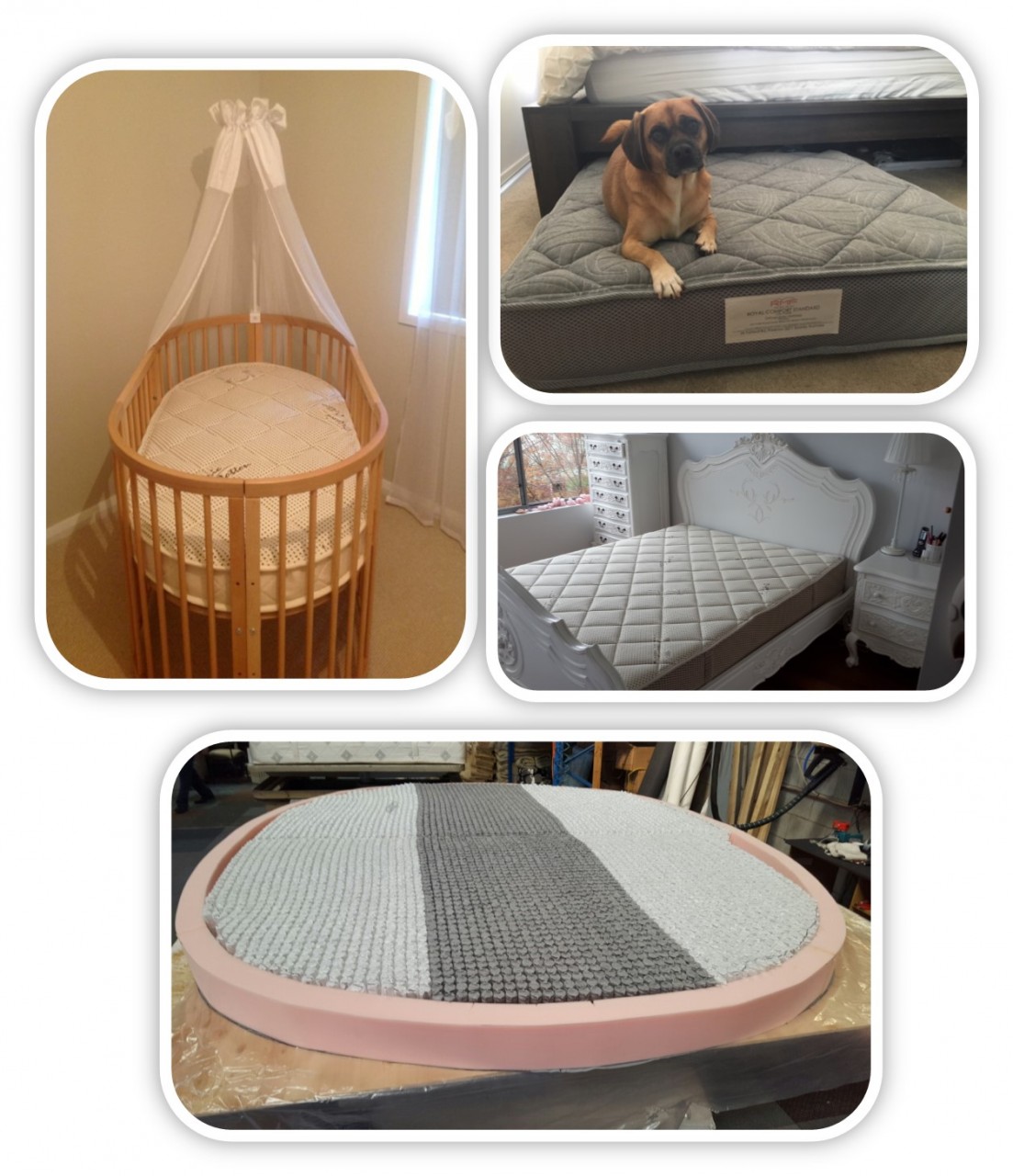 custom bassinet mattress